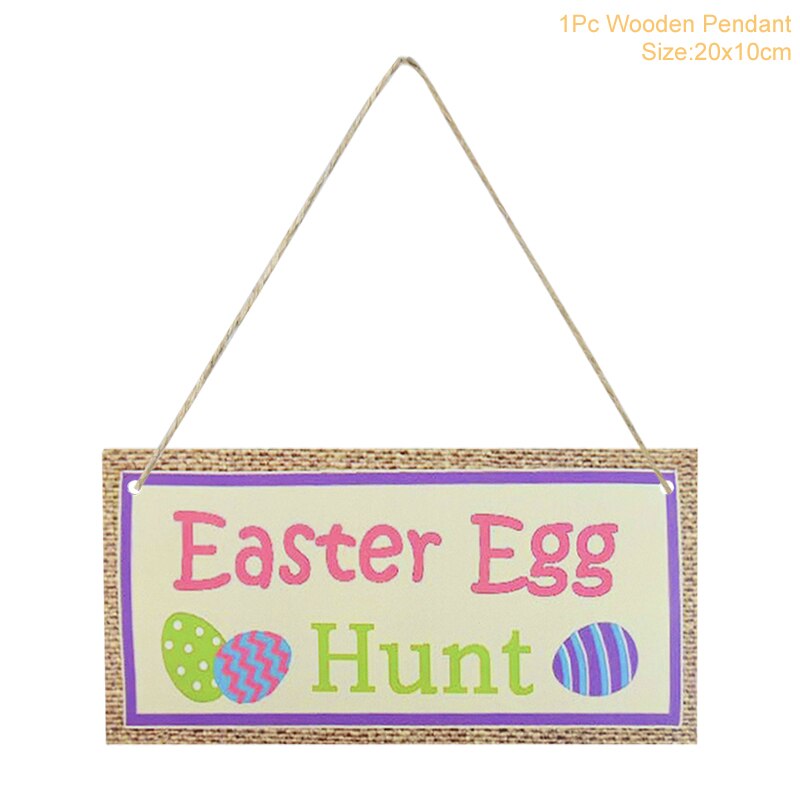 Easter Decoration for Home Wooden Easter Egg Holder