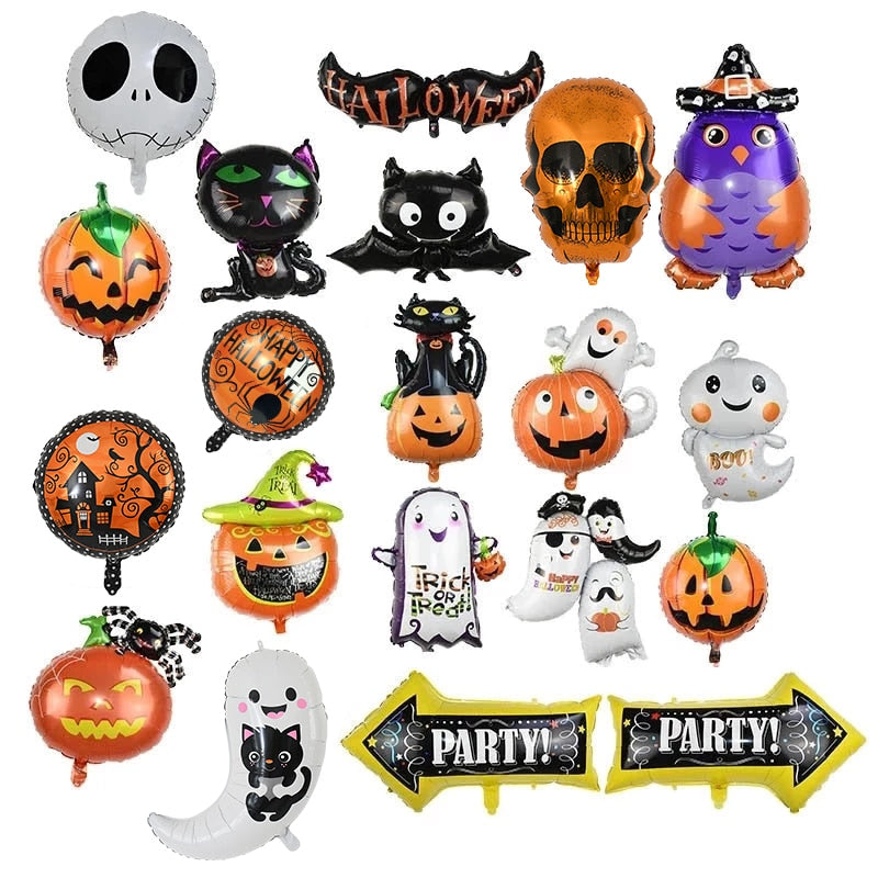 Halloween Pumpkin Ghost Balloons Decorations