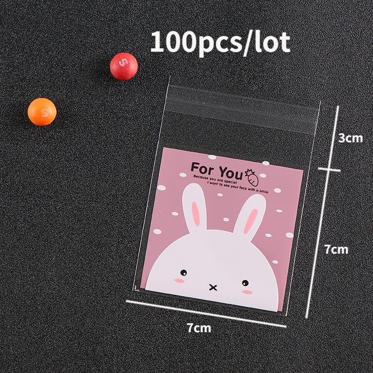 Biscuit gift self-adhesive sealed candy bag