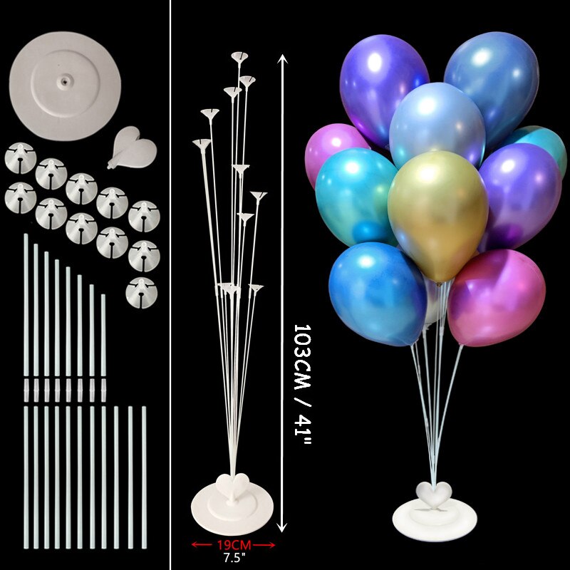 Tubes Balloon Stand Holder Column Confetti