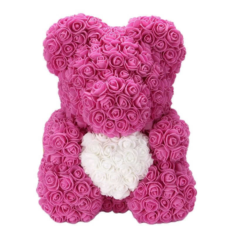 Teddy Rose Bear Artificial Flowers Rose Bear