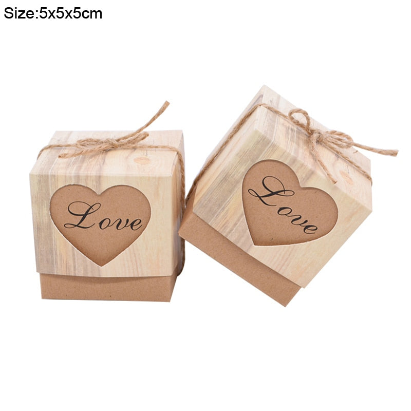 Travel Suitcase Candy Box Kraft Paper Gift Boxes