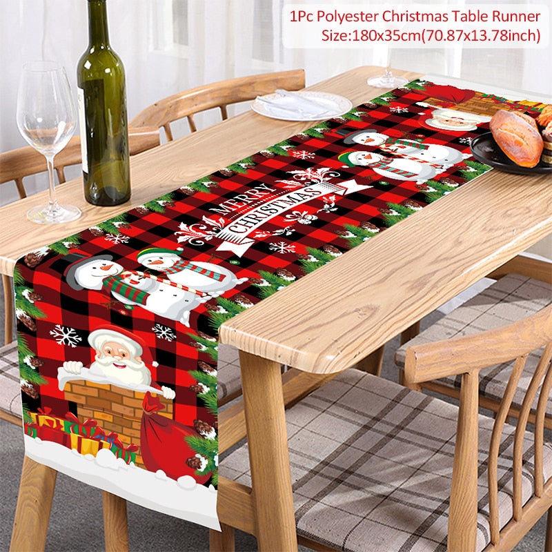Christmas Table Runner Decoration for Home