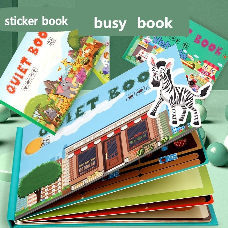 Educational Quiet Book Activity For Kids Christmas Gifts
