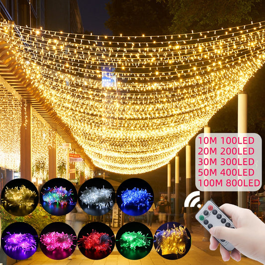 LED String Fairy Lights Christmas Garden Decoration