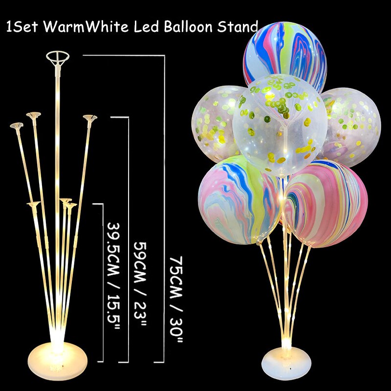Tubes Balloon Stand Holder Column Confetti