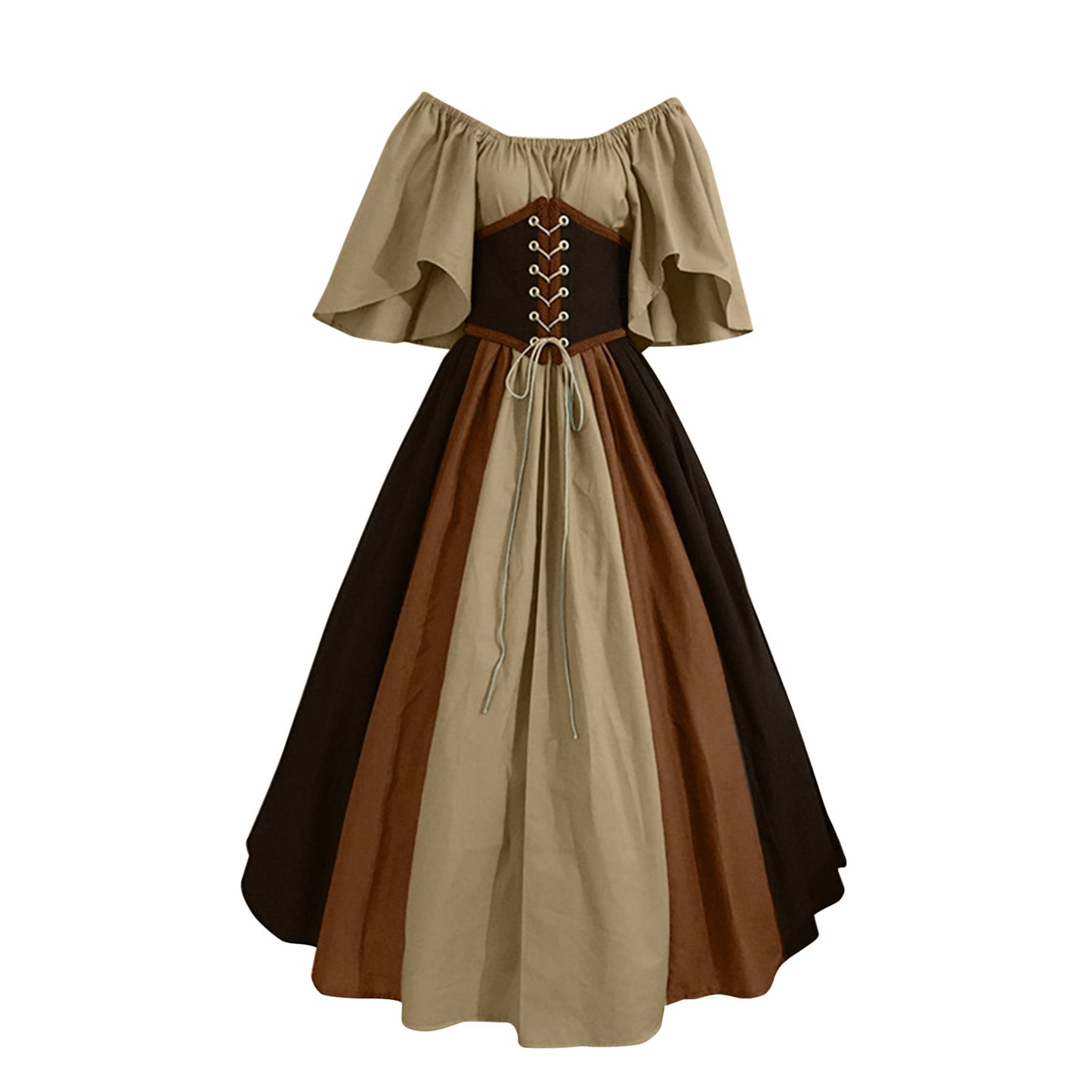 Palace Medieval Costume Women Christmas Dress Vintage