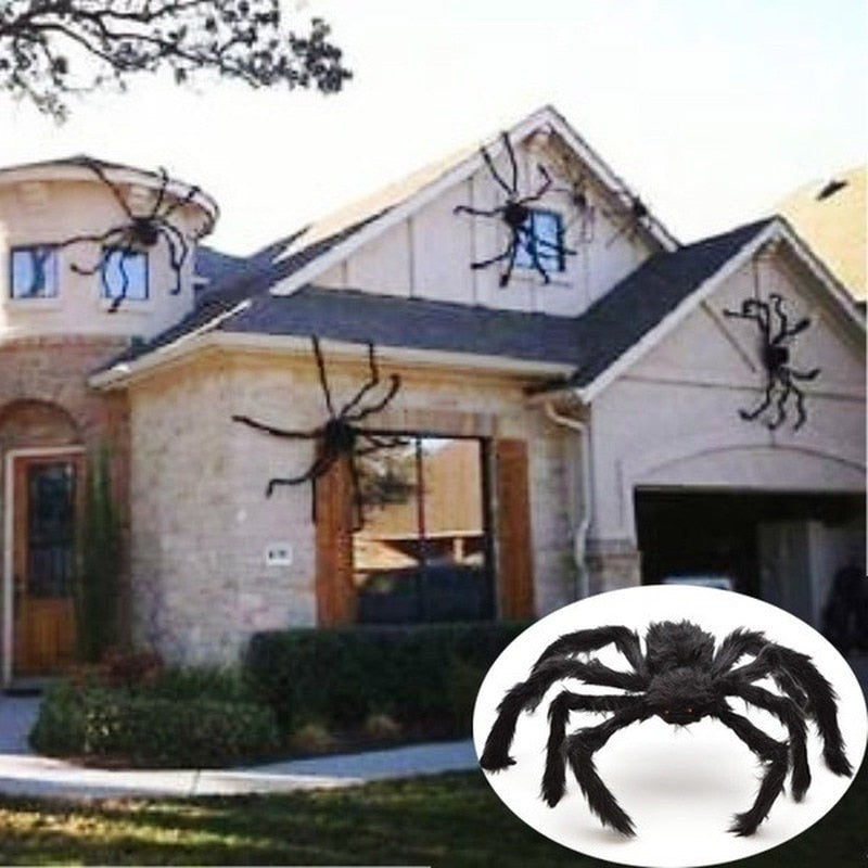 Black Spider Halloween Decoration Haunted House