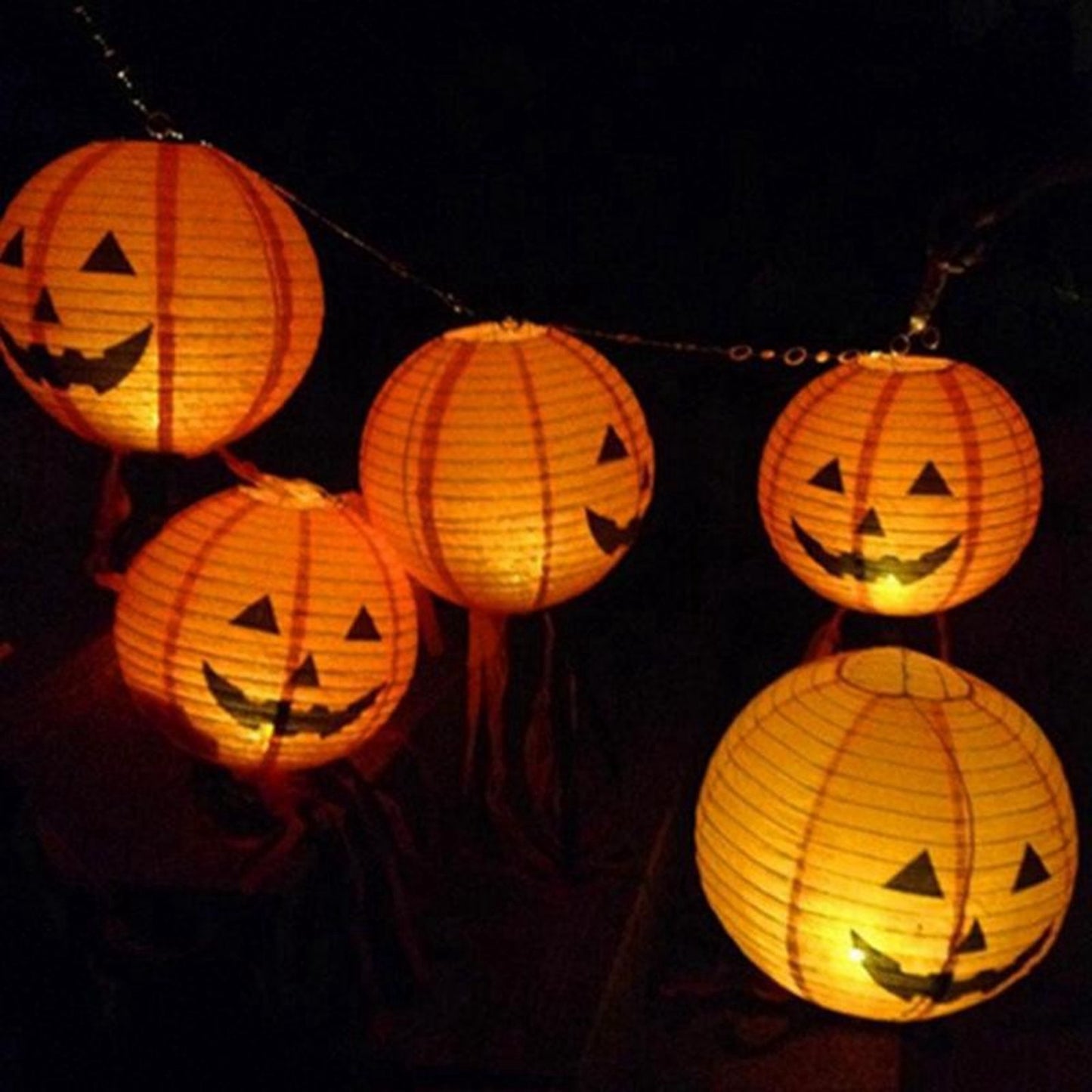 Halloween Paper Lantern Pumpkin Lantern