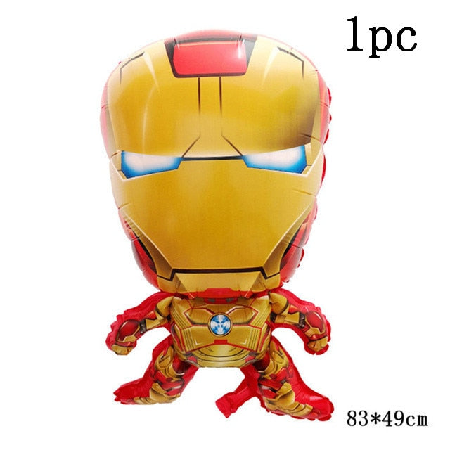 3D Marvel Big Spiderman Hero Foil Balloons Number