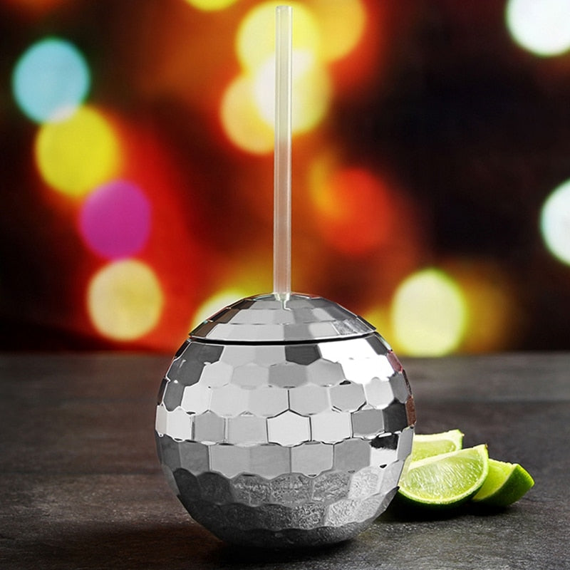 Unique Disco Ball Cups Flash Cocktail Cup Nightclub Bar Party Flashlight