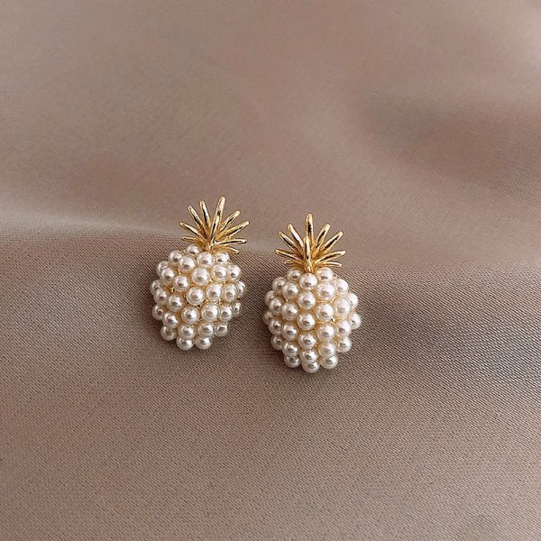 Flower Zircon Stud Earrings Christmas Jewelry Gifts