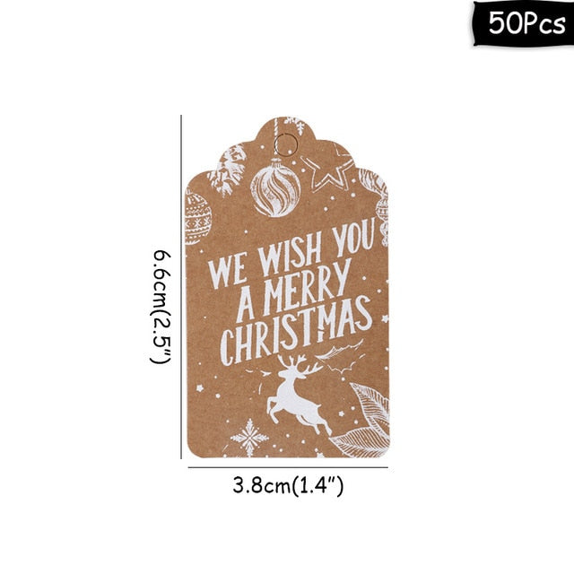 WEIGAO Merry Christmas Candy Box Bag Christmas Santa Snowman Gift Box Paper Box Gift Bag Container Supplies Navidad Kerst 2019