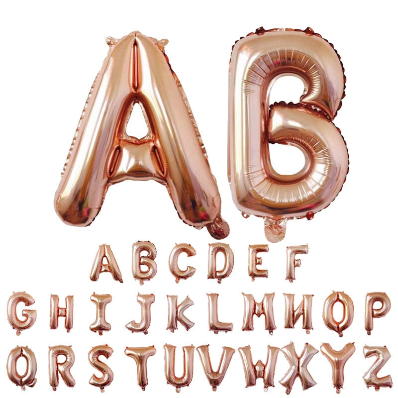 Rose Gold Mariage Letter Balloon