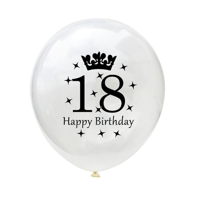 12 Inch Confetti Balloons Latex