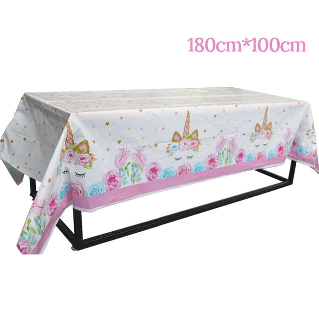 Unicorn Birthday Party Decoration Kids Tablecloth