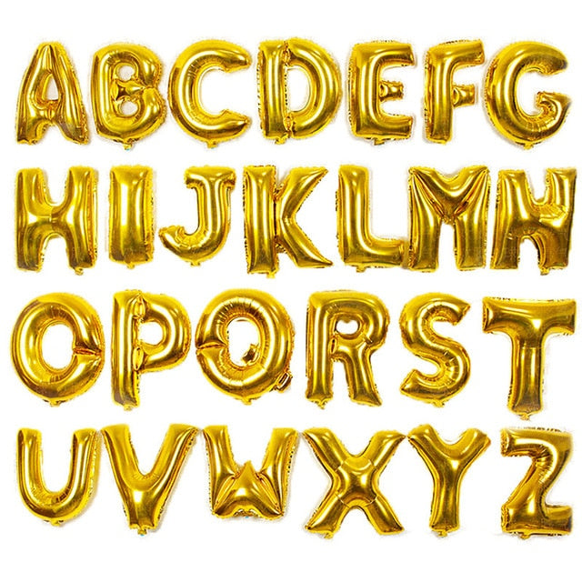 16inch Alphabet Foil Letter balloon