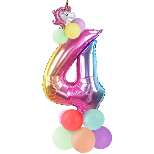 Birthday Balloons Rainbow
