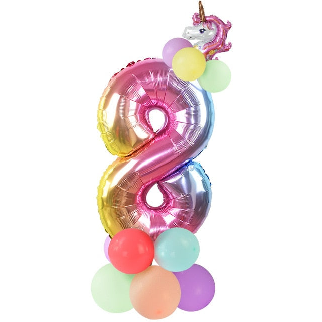 Birthday Balloons Rainbow