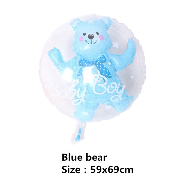 59 * 69cm Large Bubble Bear Aluminum
