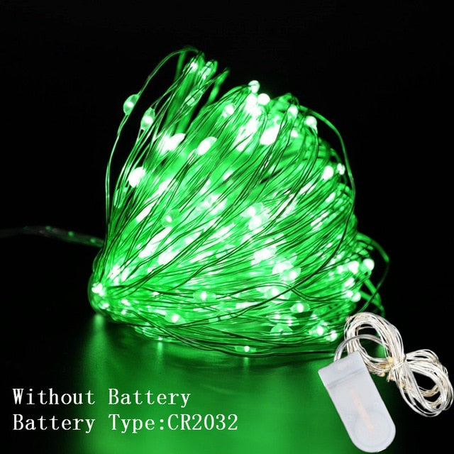 1M 2M 3M 5M 10M Copper Wire LED String Lights Christmas Decorations for Home New Year Decoration Navidad 2020 New Year 2021.