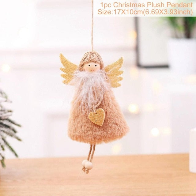 Angel Doll Christmas Ornaments Merry Christmas Decorations
