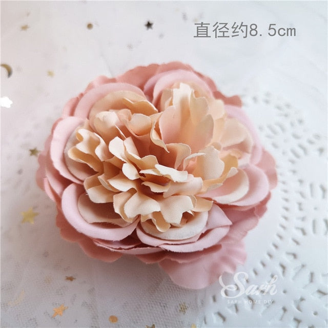 Original Design Artificial flowers Iron Acrylic Cake Toppers For Wedding Birthday Party Decoration Baking Suplies